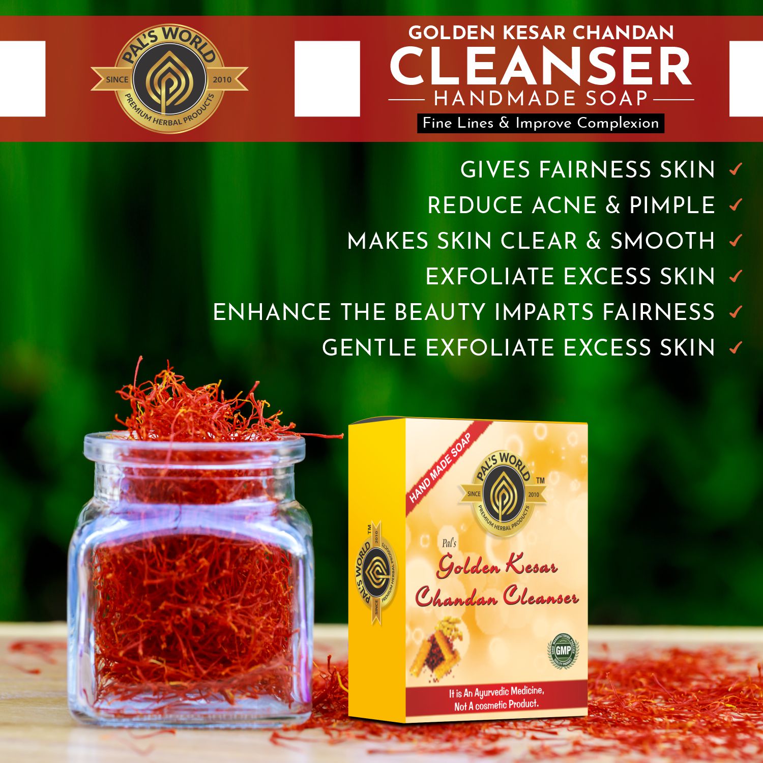 Golden Kesar Chandan Soap 3