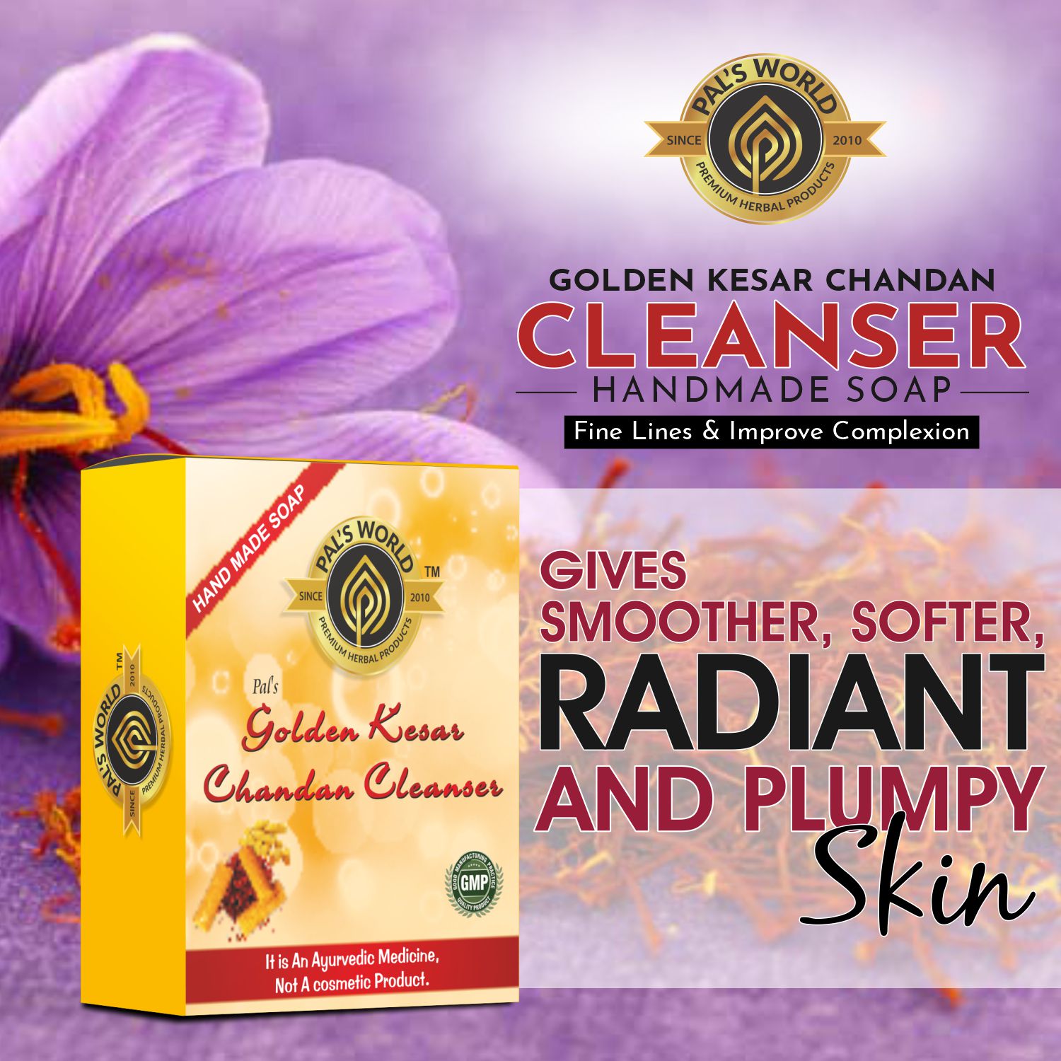 Golden Kesar Chandan Soap 7